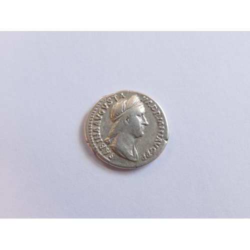 237 - Roman Imperial Coinage. Sabina AR Denarius Obv SABINA HADRIANA AVGVSTA HADRIANI AVG P P diademed and... 