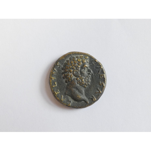 242 - Roman Imperial Coinage. Scarce Aelius Caesar (Hadrian, 117-138), Sestertius,Rome, AD 137, AE, OBV / ... 