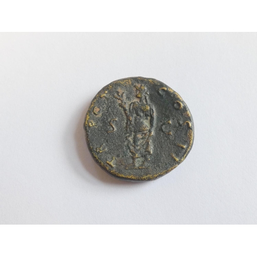 242 - Roman Imperial Coinage. Scarce Aelius Caesar (Hadrian, 117-138), Sestertius,Rome, AD 137, AE, OBV / ... 