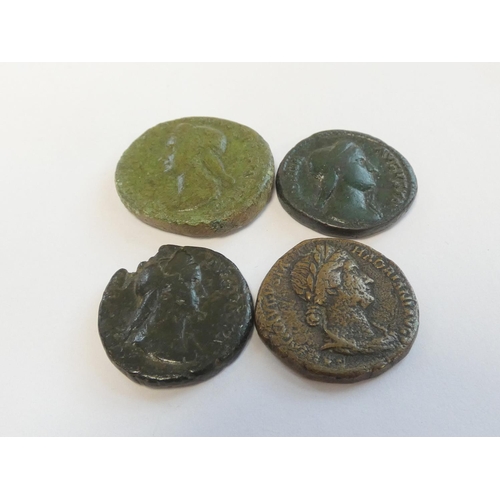 244 - Roman Imperial Coinage. Issues of Sabina (AD83-136) comprising of a Sestertius depicting Venus facin... 