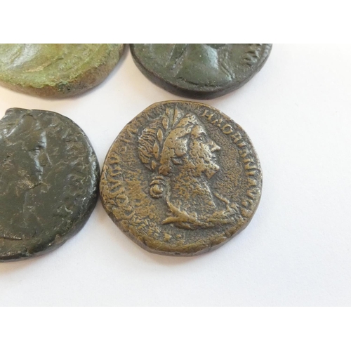 244 - Roman Imperial Coinage. Issues of Sabina (AD83-136) comprising of a Sestertius depicting Venus facin... 