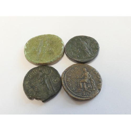 244 - Roman Imperial Coinage. Issues of Sabina (AD83-136) comprising of a Sestertius depicting Venus facin... 