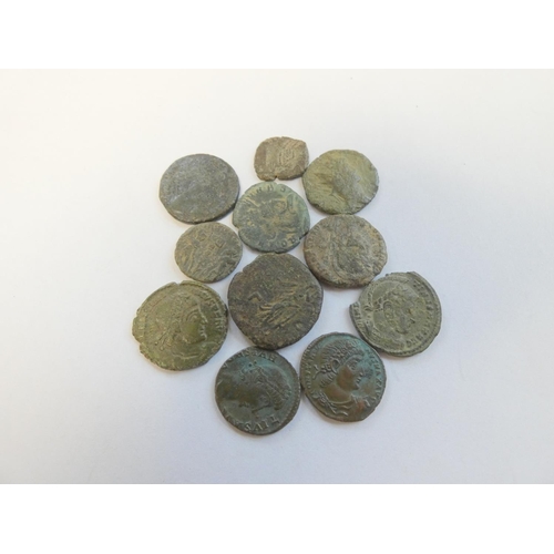 247 - Roman Imperial Coinage. Coin group comprising of mostly Constans and Constantius II issues. (11)... 