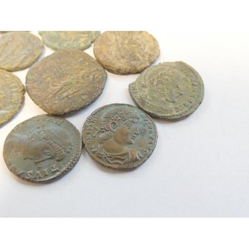 247 - Roman Imperial Coinage. Coin group comprising of mostly Constans and Constantius II issues. (11)... 