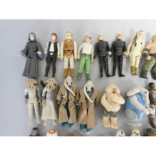 173 - Star Wars. Collection of original trilogy first release 4'' L.F.L figures to include Emperor Palpati... 