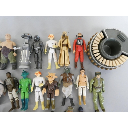 173 - Star Wars. Collection of original trilogy first release 4'' L.F.L figures to include Emperor Palpati... 