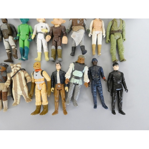 173 - Star Wars. Collection of original trilogy first release 4'' L.F.L figures to include Emperor Palpati... 