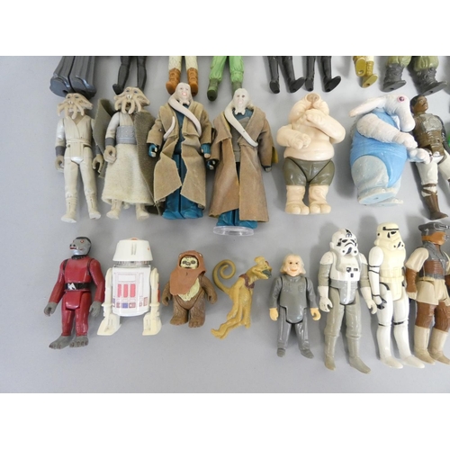 173 - Star Wars. Collection of original trilogy first release 4'' L.F.L figures to include Emperor Palpati... 