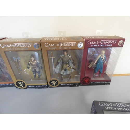 184 - Game of Thrones Legacy Collection. Group of boxed figures by Funko to include Ned Stark #6, Khal Dro... 