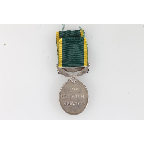 1445 - Medal of 22531370 Corporal W Doyle of the Royal Signals comprising Elizabeth II Efficiency medal wit... 