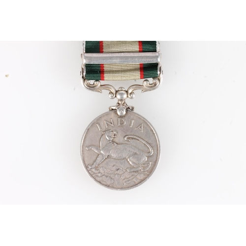 1481 - Medal of 3185824 Private J G McKenna of the Kings Own Scottish Borderers comprising George VI India ... 