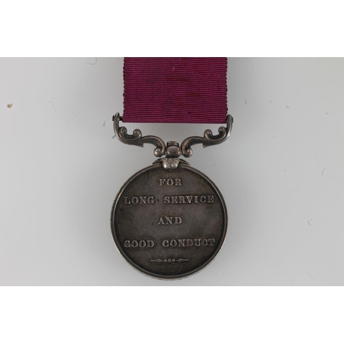 1520 - Medal of 4792 Gunner R Stevenson of the Coast Brigade Royal Artillery comprising army long service a... 