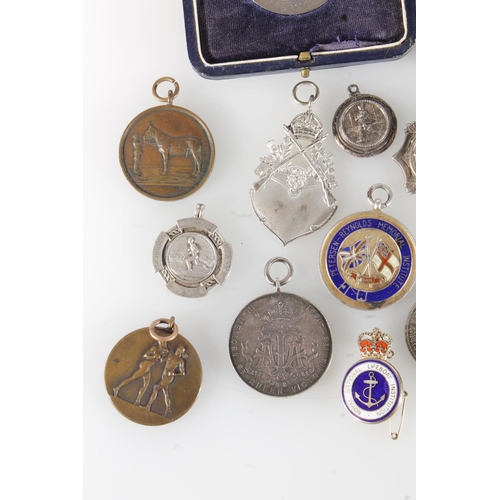 1640 - Regimental and other prize award medals and fobs to include Scottish Command Inter Company Football ... 