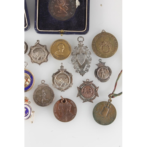 1640 - Regimental and other prize award medals and fobs to include Scottish Command Inter Company Football ... 