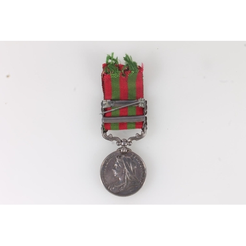 1061 - Medal of 5164 Private W Bescon of the 2nd Battalion King's Own Scottish Borderers comprising India m... 