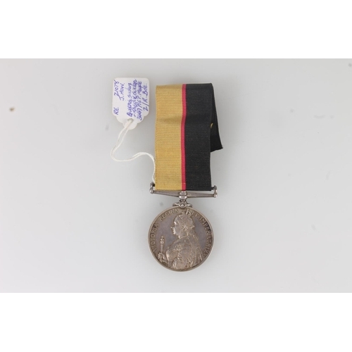 1067 - Medal of 3447 Private P Meade of the 2nd Rifle? Brigade comprising Queens Sudan medal 1899 [3447 PTE... 