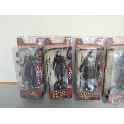 188 - Game of Thrones and Assassins Creed boxed figurines by McFarlane Toys to include Daenerys Targaryen,... 