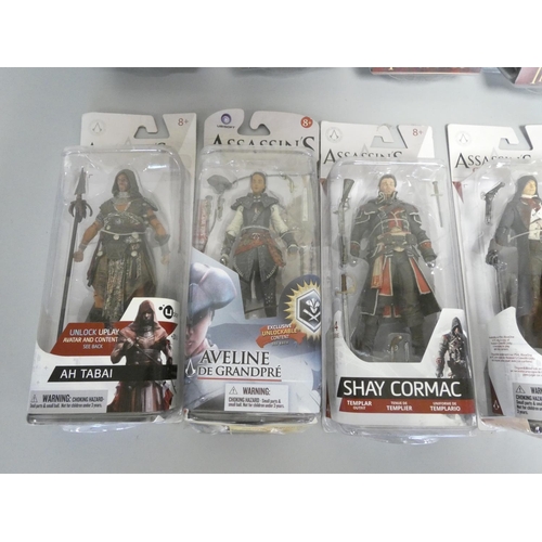 188 - Game of Thrones and Assassins Creed boxed figurines by McFarlane Toys to include Daenerys Targaryen,... 