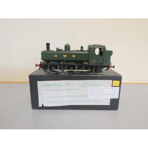 213 - Castle Kits. Finecast 0 gauge GWR 0-6-0 pannier tank '6422' steam locomotive. 