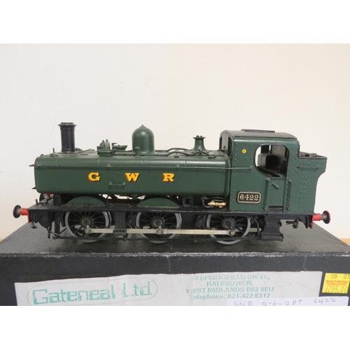 213 - Castle Kits. Finecast 0 gauge GWR 0-6-0 pannier tank '6422' steam locomotive. 