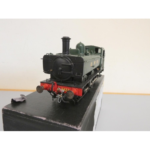 213 - Castle Kits. Finecast 0 gauge GWR 0-6-0 pannier tank '6422' steam locomotive. 