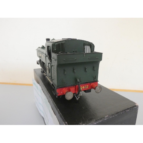 213 - Castle Kits. Finecast 0 gauge GWR 0-6-0 pannier tank '6422' steam locomotive. 