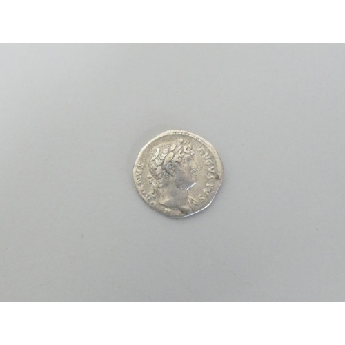 228 - Roman Imperial Coinage. Hadrian AR Denarius Obv HADRIANVS AVGVSTVS, laureate head right, draper... 