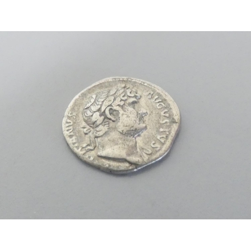 228 - Roman Imperial Coinage. Hadrian AR Denarius Obv HADRIANVS AVGVSTVS, laureate head right, draper... 