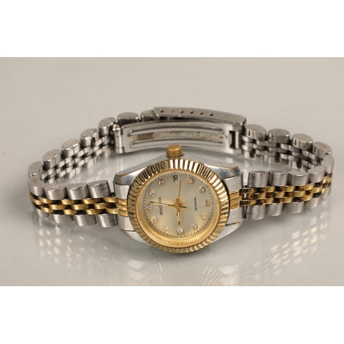 68 - Sekonda ladies wristwatch with bejewelled face