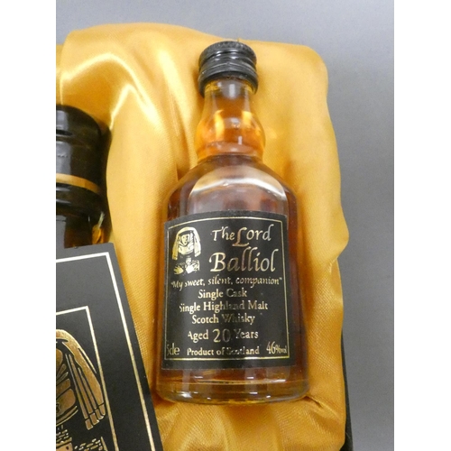 1 - The Lord Balliol 20 years old single cask, single malt scotch whisky, Distilled in 1984, Sherry cask... 