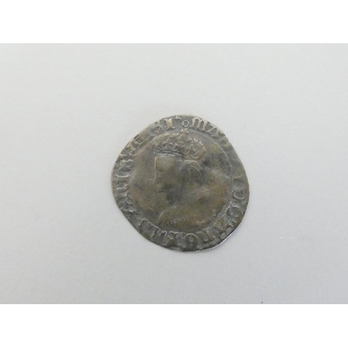 249 - England. Queen Mary I (1553-1554) hammered silver Groat S.2492. Obverse: crowned bust facing left wi... 