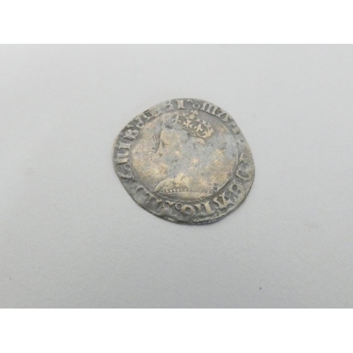 249 - England. Queen Mary I (1553-1554) hammered silver Groat S.2492. Obverse: crowned bust facing left wi... 