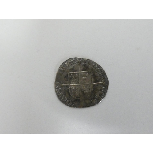 249 - England. Queen Mary I (1553-1554) hammered silver Groat S.2492. Obverse: crowned bust facing left wi... 