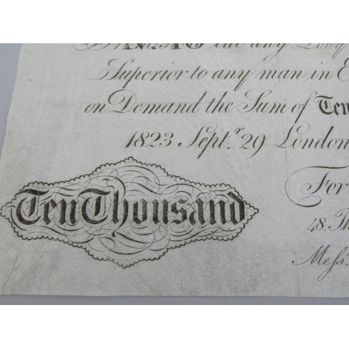 283 - English Promissory Note. Bank of Elegance 48 Threadneedle Street London, Messers Macalpine Hippolite... 