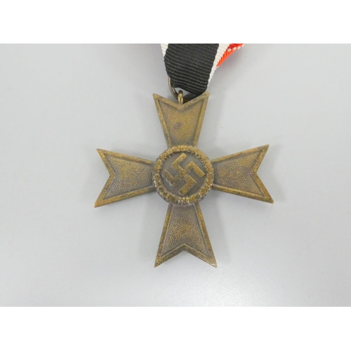 295 - Germany Third Reich: Awards to include War Merit Cross 1939, 2nd Class without Swords, and a War Mer... 