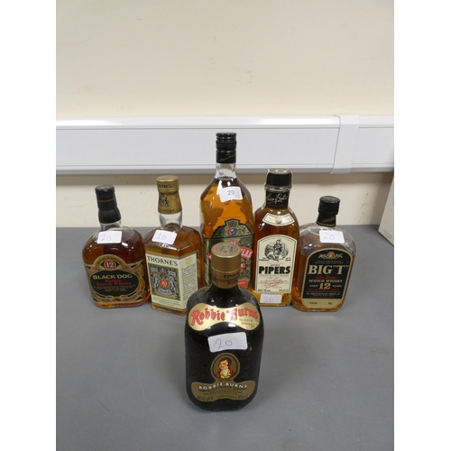 20 - Six bottles of Blended Scotch Whisky, The Black Douglas, 101 U.S. Proof, Distilled in Scotland and b... 