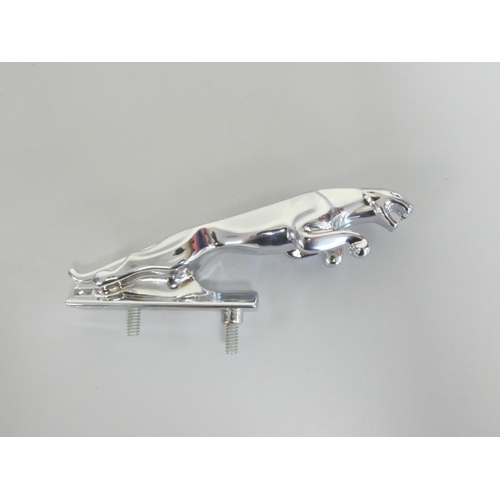 347 - Jaguar chrome car mascot model 7/24265/3 WBB. Height 6cm. 