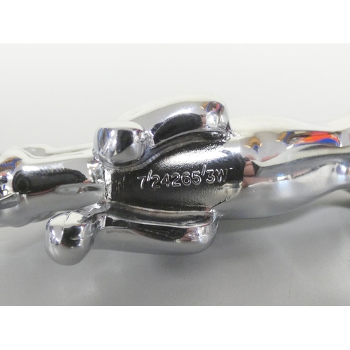 347 - Jaguar chrome car mascot model 7/24265/3 WBB. Height 6cm. 