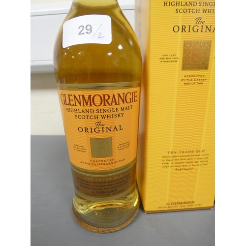 29 - Glenmorangie Highland Single Malt Scotch Whisky, 70cl, 40% vol, with Glenfiddich 12 years old single... 