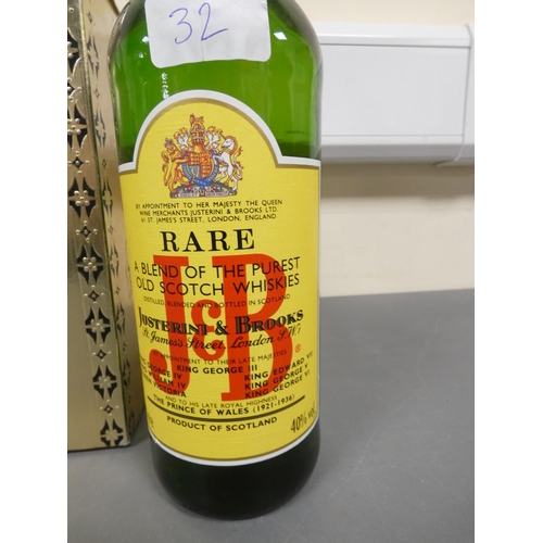 32 - Old bottle of Dimple old blended Scotch Whisky, Distilled by John Haig & Co Ltd, No ABV, boxed, ... 