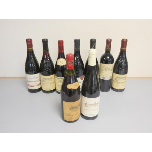 35 - Nine bottles of wine to include a 1986 Beaujolais Regnie vintage 75cl 13%ABV, 1992 bottle of Chateau... 