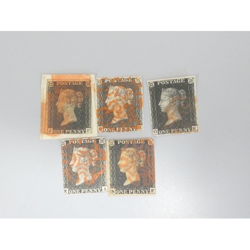 368 - Album of 19th-20th century British postage stamps to include two imperforated two penny blue stamps ... 