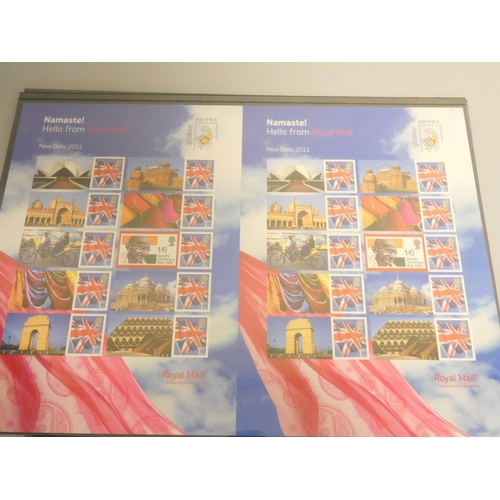 370 - Great Britain unfranked definitive postage stamp sheets comprising of 312 1st class postage stamps a... 