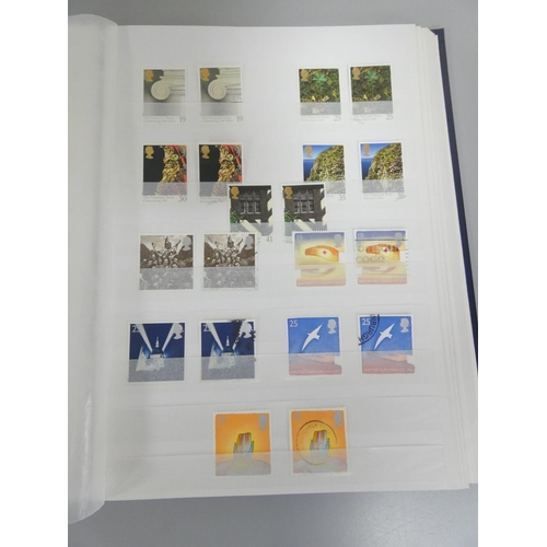 375 - Great Britain. An album of 1990s unfranked definitive postage stamps comprising of 1st class and mon... 