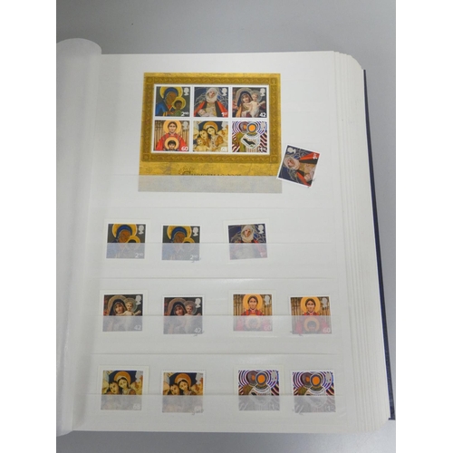 377 - Great Britain. An album of 2005-2009 unfranked definitive postage stamps comprising of over 150 1st ... 