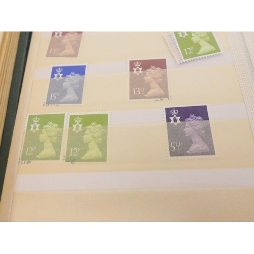 381 - Great Britain. Four albums containing a collection of George VI and Elizabeth II postage stamps, to ... 