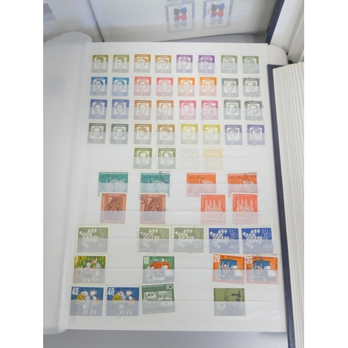 382 - Germany. Four well filled collector's albums of post WW2 postage stamps. 