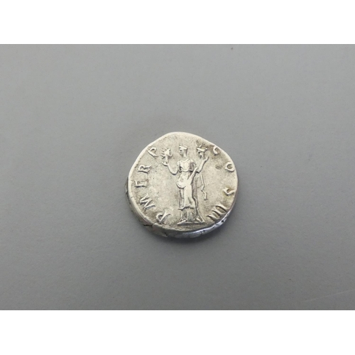 229 - Roman Imperial Coinage. Hadrian AR Denarius Obv IMP CAESAR TRAIAN HADRIANVS AVG, laureate bust right... 