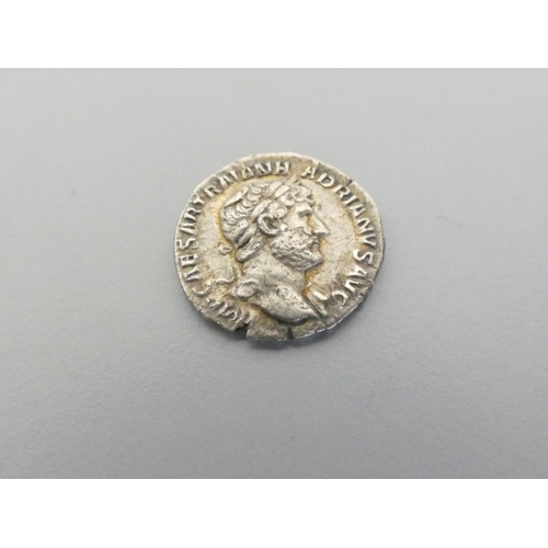 230 - Roman Imperial Coinage. Hadrian AR Denarius Obv Laureate and draped bust right, IMP CAESAR TRAIAN HA... 