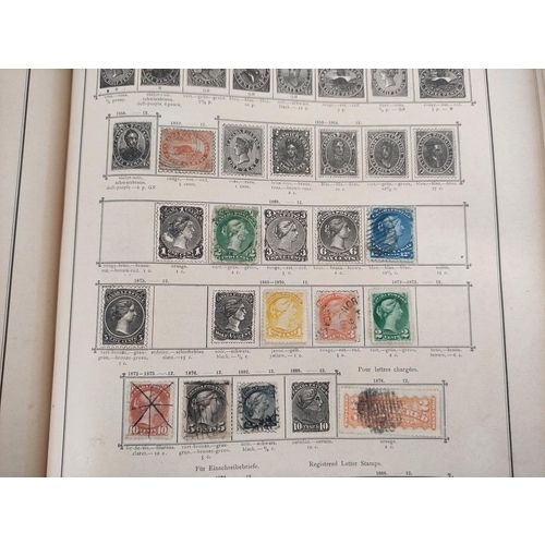 353 - Album of World and Commonwealth postage stamps to include an 1850 Belgium 20c stamp, British imperfo... 